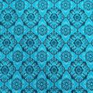 Tecido Tricoline Estampado Bandana Azul