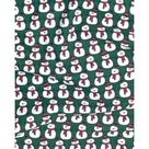 Tecido Tricoline Estampado Boneco de Neve - 1,50m de Largura