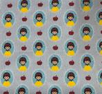 Tecido Tricoline Estampado Branca de Neve Tecido Tricoline Estampado Branca de Neve