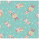 Tecido Tricoline Estampado Circus Cor Tiffany 0,50x1,50 Mts - Caldeira Tecido Tricoline Estampado Circus Cor Tiffany 0,50x1,50 Mts - Caldeira