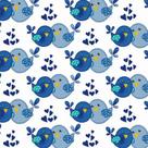 Tecido Tricoline Estampado Coleção Birdies 0,50x1,50 mt