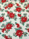 Tecido Tricoline Estampado Flor de Natal Fundo Rose - 1,50m de Largura Tecido Tricoline Estampado Flor de Natal Fundo Rose - 1,50m de Largura
