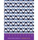 Tecido Tricoline Estampado Modena Copacabana Azul - 1,50m de Largura