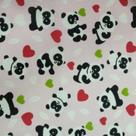 Tecido Tricoline Estampado Panda
