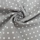 Tecido Tricoline Estampado Poá Cinza Tecido Tricoline Estampado Poá Cinza