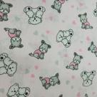 Tecido Tricoline Estampado Urso