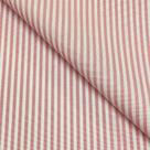 Tecido Tricoline Fio Tinto Listrado Rose - 1,50m de Largura