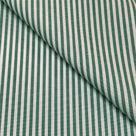 Tecido Tricoline Fio Tinto Listrado Verde Oliva - 1,50m de Largura