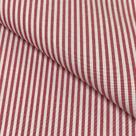 Tecido Tricoline Fio Tinto Listrado Vermelho - 1,50m de Largura