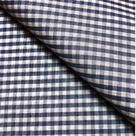 Tecido Tricoline Fio Tinto Xadrez Azul Marinho - 1,50m de Largura
