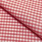 Tecido Tricoline Fio Tinto Xadrez Vermelho - 1,50m de Largura