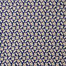 Tecido Tricoline Medicina Curativo Bege Fundo Marinho 0,50x1,50 Mts