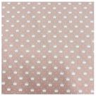 Tecido tricoline mini coroa 1.50mts/larg cor rosa antigo/branco metro