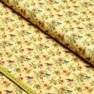 Tecido Tricoline Natal Vintage : Pássaros (0,50x1,50)