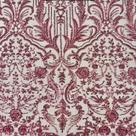 Tecido Tule Bordado Pedrarias 100% Poliester - Cores CORES:VERMELHO