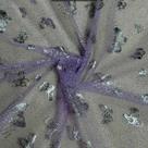 Tecido Tule Glitter 100% Poliester Borboleta Lavanda Tecido Tule Glitter 100% Poliester Borboleta Lavanda