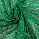 Tecido Tule Glitter Pesado 100% Poliester Verde Tecido Tule Glitter Pesado 100% Poliester Verde