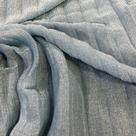 Tecido Tule Lurex Plissado (RC03358) 100% Poliester Azul