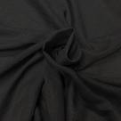Tecido Voil Gaze de Linho Flame Preto 3m Largura
