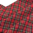 Tecido xadrez tartan vermelho 140 g/m² algodão 145 x 183 cm Tecido xadrez tartan vermelho 140 g/m² algodão 145 x 183 cm