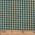Tecido xadrez verde madeira em algodão 130 g/m², 145 cm de largura