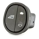 Tecla de Vidro Elétrico Courier 1.6 Fiesta Ka 1.0 1.6 Dianteira Lado Passageiro com Moldura Led Verde - Gauss - GE2100