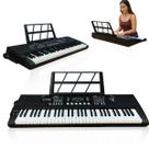 Teclado 61 Tecla Musical Elétrico Estudante Profissional
