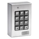 Teclado à prova de intempéries Linear 212SE para 120 usuários (prata)