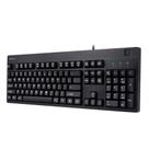 Teclado Adesso AKB-630FB-TAA com leitor de impressão digital, AES 256 e USB