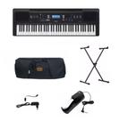 Teclado Arranjador Yamaha Psr Ew310 76 Teclas Kit Gold