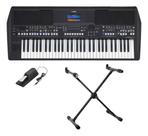 Teclado Arranjador Yamaha Psr Sx600 + Acessorios