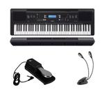 Teclado Arranjador Yamaha PsrEw310 com Luminária e Pedal Kit Teclado Arranjador Yamaha PsrEw310 com Luminária e Pedal Kit