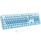 Teclado Atelus Large Print USB com fio para PC, laptop, Windows Teclado Atelus Large Print USB com fio para PC, laptop, Windows