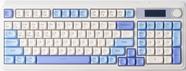 Teclado AULA S99 Pro Cute Creamy com teclado numérico RGB roxo