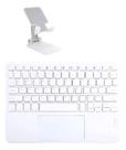 Teclado Bluetooth Com Touchpad P/ Tab Galaxy S9 Fe + Suporte
