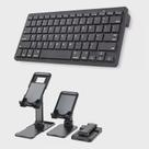 Teclado Bluetooth compatível com Galaxy A7 Lite T200 T225 Sup Apoio Preto
