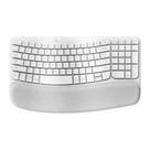 Teclado bluetooth logitech wave keys branco 920-012282