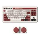 Teclado Bluetooth mecânico retrô de 8 bits/2,4 g/USB-C Fami