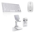 Teclado Bluetooth+ Mouse + Suporte P Tablet Sm Galaxy Tab A7