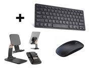 Teclado Bluetooth + Mouse + Suporte Para Tablet T515