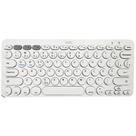 Teclado bluetooth retro plus tc510 oex branco