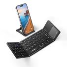 Teclado Bluetooth Samsers dobrável com touchpad Android iOS