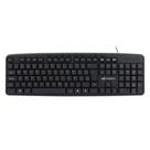Teclado C3Tech KB-M40BK Multimídia USB C/ Fio - Preto