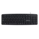 Teclado C3Tech Multimídia, com Fio, ABNT2, USB, Preto - KB-M40BK