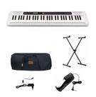 Teclado Casio Casiotone CT-S200 WH 61 Teclas Branco Kit Gold