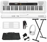 Teclado Casio CT-S200 61 Teclas Branco + Suporte + Capa + Pedal + Fone