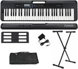 Teclado Casio CT-S300 61 Teclas Preto + Suporte + Capa