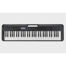 Teclado Casio CTS300C2 Portátil 61Teclas Casiotone Preto c/Fonte