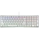 Teclado Cherry Xtrfy MX 3.1 com fio - MX2A Brown - White Teclado Cherry Xtrfy MX 3.1 com fio - MX2A Brown - White
