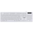 Teclado Chocolate Branco SLIM Multimidia 1.8 Metros USB - TCB200